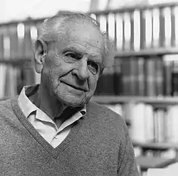 Karl Popper, reader in logic and scientific method at the LSE