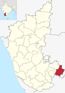 Location in Karnataka