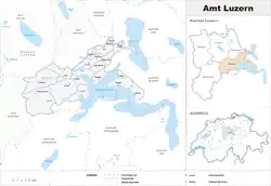 Location of Lucerne District