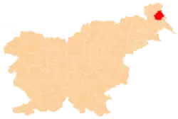 The location of the Municipality of Moravske Toplice