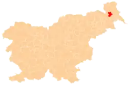 Location of the Urban Municipality of Murska Sobota in Slovenia