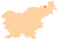 Location of the Municipality of Sveta Ana in Slovenia