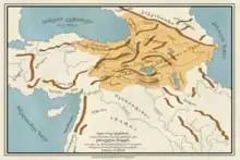 Map of Kartvelian Vl century BC