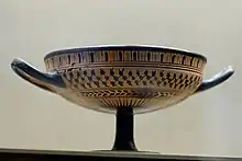 Kassel cup by an unknown artist, c. 540 BC, now in the Louvre, Paris