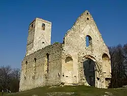 Katarínka, the ruins of a Franciscan monastery and church near Dechtice