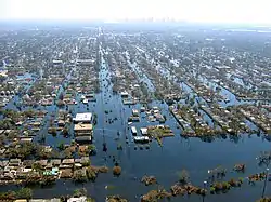 Image 4View of flooded New Orleans in the aftermath of Hurricane Katrina (from Louisiana)