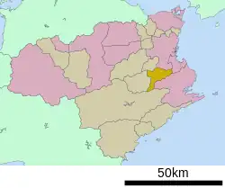 Location of Katsuura