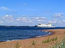 Image 7A sandy beach of Kaunissaari (from List of islands of Finland)