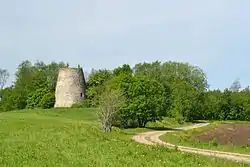 Windmill ruins in Kavastu village