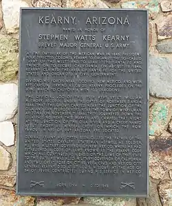 Kearny Historic Marker