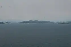 Keats Island (centre) from the BC Ferry