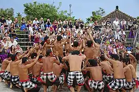 Image 92Kecak dance performance as a tourist attraction in Bali. (from Tourism in Indonesia)