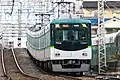 Keihan 7054 on a service to Yodoyabashi