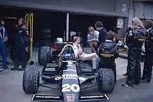 Keke Rosberg with his Wolf at the 1979 San Marino GP