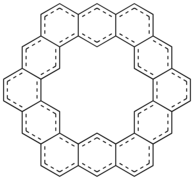 "Kékule" configuration: Two concentric aromatic rings