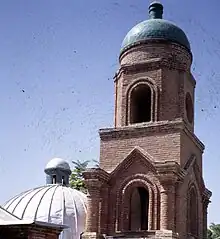 View of the upper part of the church.