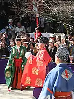 Kemari Matsuri at the shrine