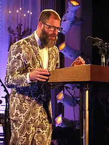 Kenneth Goldsmith reading at President Obama's A Celebration of American Poetry at the White House on May 11, 2011