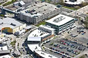 Aerial view of Kent, a suburb in the Seattle metropolitan area and the sixth largest municipality in Washington