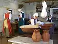 Dairymaids in the Kentwell dairy