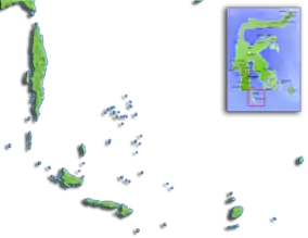 Map showing the location of Taka Bonerate National Park