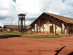 Mission church in Concepción, one of the Jesuit Missions of Chiquitos (declared a World Heritage Site in 1990)