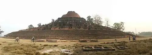 Buddhist stūpa in Kesariya, Bihar, India