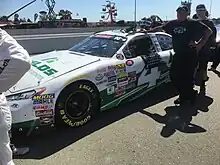 The 4 car at the 2017 Carneros 200 with Kevin Harvick driving.