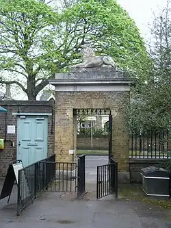 The Lion Gate at Kew Gardens