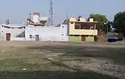 The cricket ground in Khairabad.