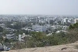 Khammam as seen from Narasimha Swamy Hill