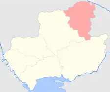 Location in the Kherson Governorate