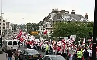 London Turks protesting.