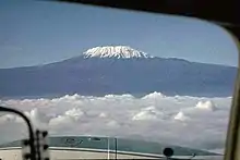 Picture I took while flying a Cessna 402 departing out of Amboseli, when I flew for Mombasa Air Services, 1979