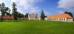 Panorama of the manor