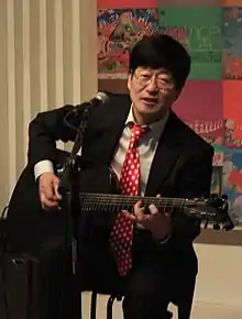 Kim Chang-wan in 2016, his mini concert