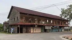 Colonial-era shoplots in Kimanis town