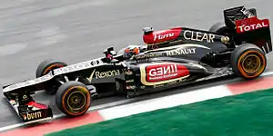 Kimi Räikkönen in a practice session