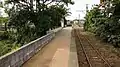 The platform looking south toward Tokawa in October 2015