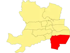 Location of the ward