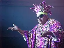 Alan Duffy performing live as King Africa in Puerto del Rosario