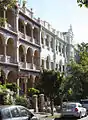 Byrock (left) and Carmelita (right) terraces on Challis Avenue in Potts Point