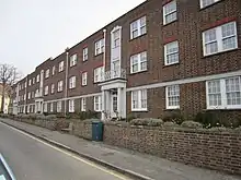 Terrace of flats.