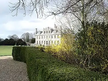 The house seen from the gardens