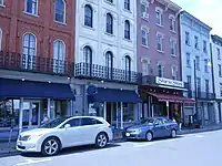 Historic commercial buildings in Kingston