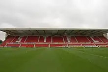 The Kingswood stand at the County Ground, Swindon Town F.C.'s stadium