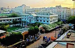 Lyari's Kiran Foundation as seen from above