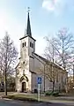 Kirchberg's Chapel of Nôtre Dame, Salut des Infirmes, on rue des Maraîchers