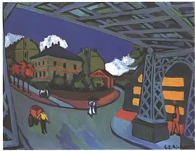 Ernst Ludwig Kirchner: Railway Underpass in Dresden