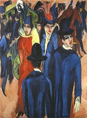 Berlin Street Scene, 1913